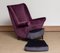 Lounge Chair in Magenta by Gio Ponti for ISA Bergamo, Italy, 1950s 12