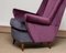 Lounge Chair in Magenta by Gio Ponti for ISA Bergamo, Italy, 1950s 10