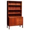 Teak Bookcase Cabinet with Adjustable Shelves, Denmark, 1960s, Image 1