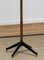 Italian Floor Lamp in Brass and Teak with Smoked Glass Shades, 1950s 8