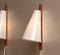 Slim Teak Wall Lights by Uno & Östen Kristiansson for Luxus Vittsjö, Sweden, 1960s, Set of 2, Image 3