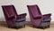 Lounge Chair in Magenta by Gio Ponti for ISA Bergamo, Italy, 1950s, Image 12