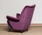 Lounge Chair in Magenta by Gio Ponti for ISA Bergamo, Italy, 1950s 7