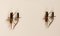 Wandlampen aus Messing & Rauchglas, Italien, 1960er, 2er Set 9