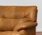 Quilted Camel Buffalo Leather Merkur Chairs and Sofa from Arne Norell AB, Set of 3 6