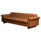 Sofa in Camel Colored Tufted Leather by Karl Erik Ekselius for JOC Design, 1970s 2