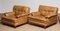 Quilted Camel Buffalo Leather Merkur Chairs by Arne Norell, 1960s, Set of 2, Image 4