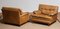 Quilted Camel Buffalo Leather Merkur Chairs by Arne Norell, 1960s, Set of 2 6