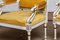 19th Century White Painted and Gilded Gustavian Swedish Armchairs, Set of 2, Image 6