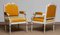 19th Century White Painted and Gilded Gustavian Swedish Armchairs, Set of 2 13