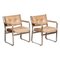 Mondo Armchairs in Beige Taupe Leather by Karl Erik Ekselius JOC, 1960s, Set of 2 2