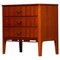 Small Teak Three Drawers Dresser / Cabinet / Telephone Table from SMI Marked, 1950s, Image 1