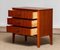Small Teak Three Drawers Dresser / Cabinet / Telephone Table from SMI Marked, 1950s 6