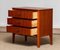 Small Teak Three Drawers Dresser / Cabinet / Telephone Table from SMI Marked, 1950s, Image 6