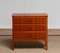 Small Teak Three Drawers Dresser / Cabinet / Telephone Table from SMI Marked, 1950s 2