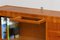 Slim Oak Workbench / Writing Desk with Open Folding Writing Working Top, 1940s 8