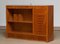 Slim Oak Workbench / Writing Desk with Open Folding Writing Working Top, 1940s, Image 3