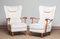 Scandinavian Wingback Lounge Chairs by Wilhelm Knoll for Malmö Sweden, 1950s, Set of 2, Image 10
