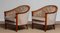 Mahogany and Taupe Velvet Lounge Chairs by Bröderna Andersson Sweden, 1960s, Set of 2 9