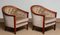 Mahogany and Taupe Velvet Lounge Chairs by Bröderna Andersson Sweden, 1960s, Set of 2 5