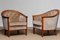 Mahogany and Taupe Velvet Lounge Chairs by Bröderna Andersson Sweden, 1960s, Set of 2, Image 2