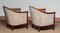 Mahogany and Taupe Velvet Lounge Chairs by Bröderna Andersson Sweden, 1960s, Set of 2 13