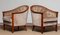 Mahogany and Taupe Velvet Lounge Chairs by Bröderna Andersson Sweden, 1960s, Set of 2 8