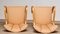Club chair in legno curvato di olmo, Scandinavia, anni '50, set di 2, Immagine 11