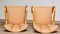 Scandinavian Bentwood Armchairs Club Chairs in Elm, Sweden, 1950s, Set of 2 11