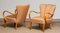 Scandinavian Bentwood Armchairs Club Chairs in Elm, Sweden, 1950s, Set of 2, Image 4