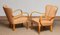 Club chair in legno curvato di olmo, Scandinavia, anni '50, set di 2, Immagine 5