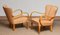 Fauteuils Club Scandinaves en Bois Courbé en Orme, Suède, 1950s, Set de 2 5