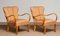 Club chair in legno curvato di olmo, Scandinavia, anni '50, set di 2, Immagine 8