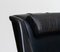 Fauteuil Profil en Cuir Noir et Teck par Folke Ohlsson pour DUX, 1960s 4