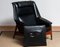 Fauteuil Profil en Cuir Noir et Teck par Folke Ohlsson pour DUX, 1960s 10