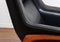 Profil Lounge Chair Profil in Black Leather and Teak by Folke Ohlsson for DUX, 1960s, Image 6