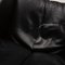 Poltrona Jori in pelle nera con funzione relax, Immagine 5