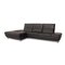 Roxanne Anthracite Leather Corner Sofa from Koinor, Image 1