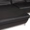 Roxanne Anthracite Leather Corner Sofa from Koinor 10