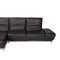 Roxanne Anthracite Leather Corner Sofa from Koinor 9