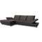 Roxanne Anthracite Leather Corner Sofa from Koinor 7