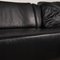 Taboo Black Leather Sofa by Willi Schillig 4