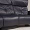 Cumuly Blue Leather Sofa from Himolla, Image 4