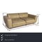 550 Teno Green Leather Sofa by Rolf Benz 2