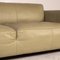 550 Teno Green Leather Sofa by Rolf Benz 3
