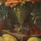 Bodegón con flores y frutas, óleo sobre lienzo, Imagen 5