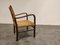 Vintage Armchair in Paper Cord, 1950s 7