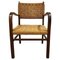 Vintage Armchair in Paper Cord, 1950s, Image 1