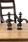 Japanese Bronze Candlesticks, Set of 2 6