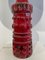Rote Mid-Century Tischlampe aus Keramik, Belgien, 1950er 2